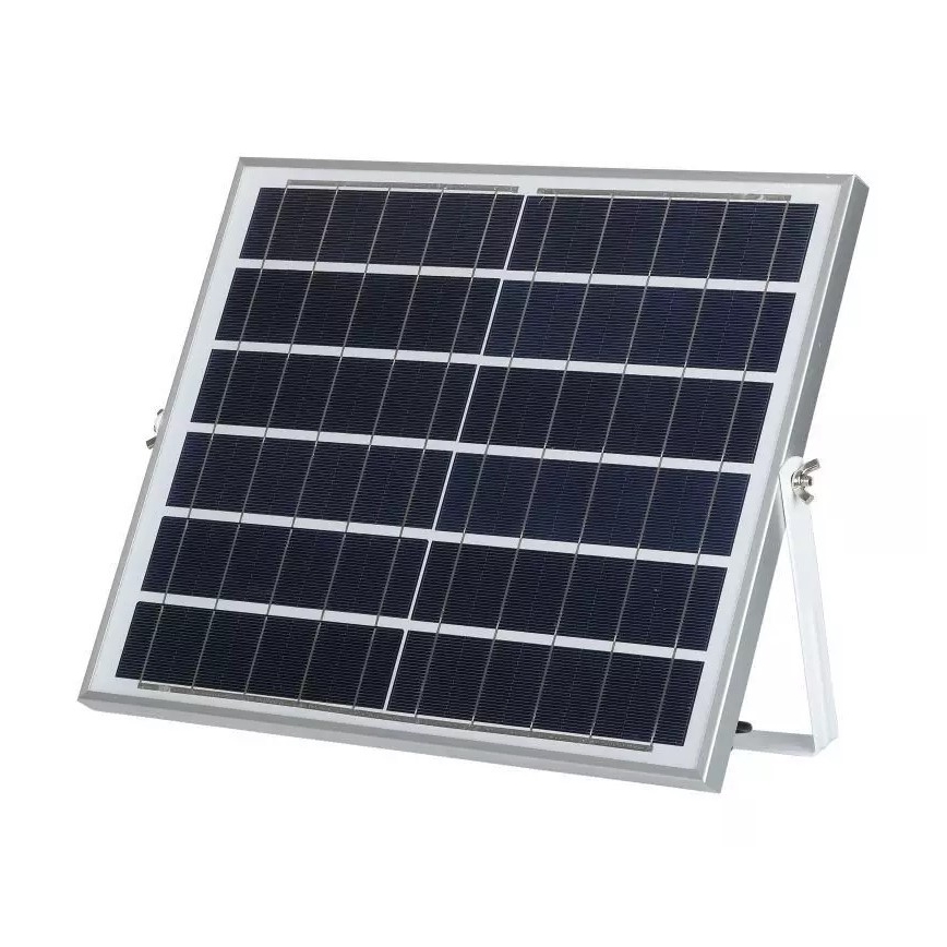 LED Aptumšojams saules enerģijas prožektors LED/16W/3,2V 4000K IP65 10000 mAh + tālvadības pults