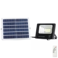 LED Aptumšojams saules enerģijas prožektors LED/16W/3,2V 6000K IP65 + tālvadības pults