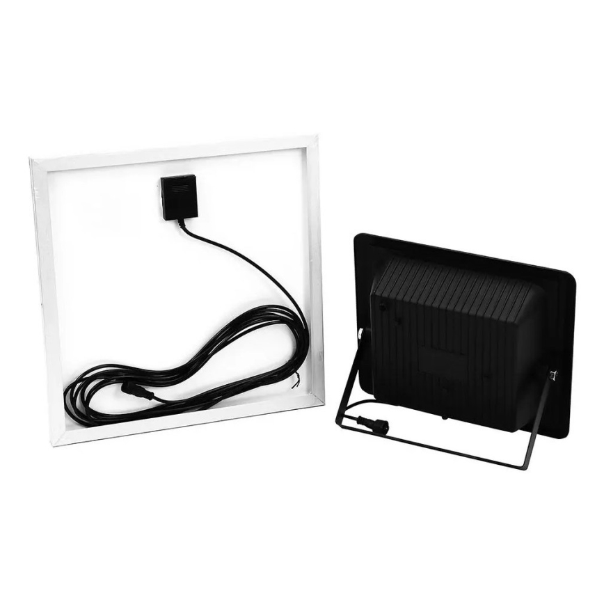 LED Aptumšojams saules enerģijas prožektors LED/20W/6,4V 4000K IP65 10000 mAh + tālvadības pults