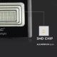LED Aptumšojams saules enerģijas prožektors LED/20W/6V 6000K IP65 + tālvadības pults