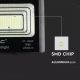 LED Aptumšojams saules enerģijas prožektors LED/35W/10V 6000K IP65 + tālvadības pults