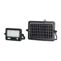 LED aptumšojams saules prožektors ar sensoru LED/10W/3,7V 4000K IP65 7200 mAh + USB ports