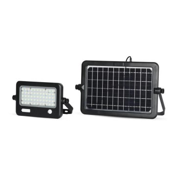 LED aptumšojams saules prožektors ar sensoru LED/10W/3,7V 4000K IP65 7200 mAh + USB ports