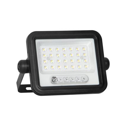 Regulējams LED saules prožektors LED/50W/3,2V 2000-8000K IP65 3800 mAh melns + tālvadības pults