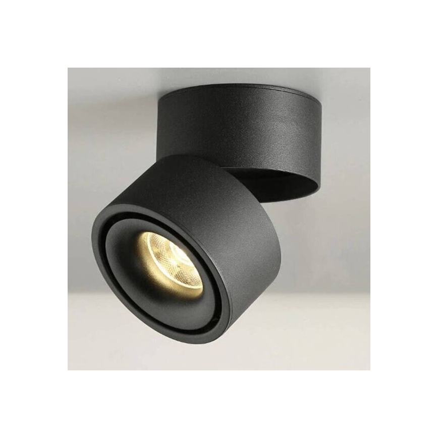 LED Aptumšojams starmetis LAHTI LED/13,5W/230V 3000K CRI 90 melns