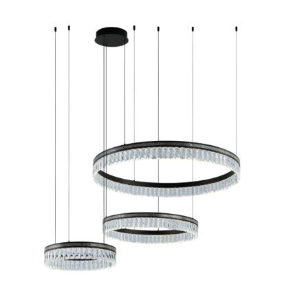 Aptumšojama LED kristāla lustra uz troses THALIA LED/120W/230V 3000-6000K + tālvadība