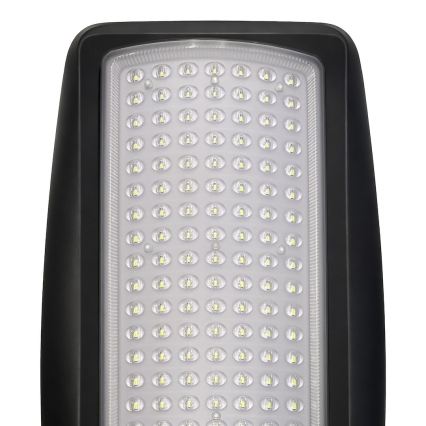 LED saules ielu lampa ar regulējamu spilgtumu un sensoru VENICE LED/100W/3,2V 6000 mAh IP65 melna + tālvadības pults