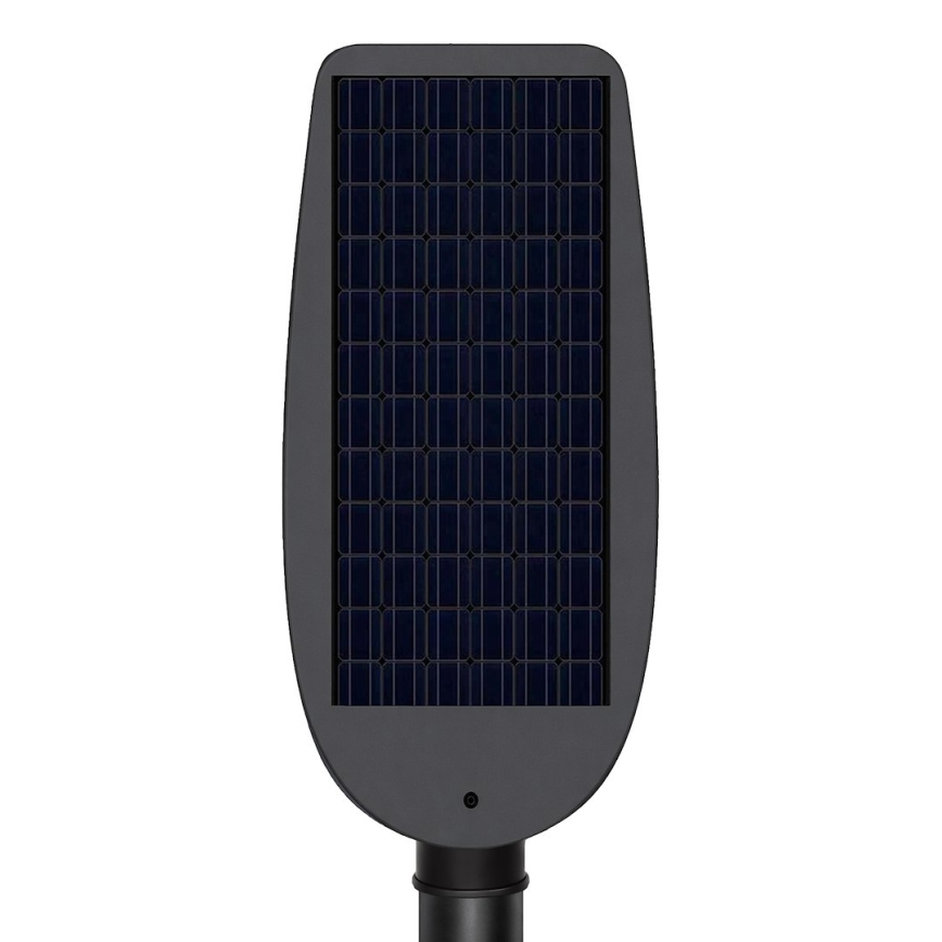 LED saules ielu lampa ar regulējamu spilgtumu un sensoru VENICE LED/100W/3,2V 6000 mAh IP65 melna + tālvadības pults