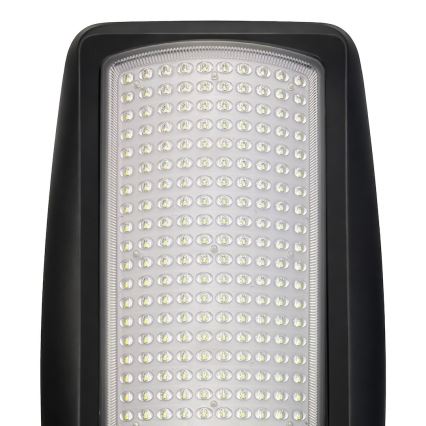LED aptumšojama saules ielas lampa ar sensoru VENICE LED/200W/3,2V 12000 mAh IP65 melna + tālvadības pults