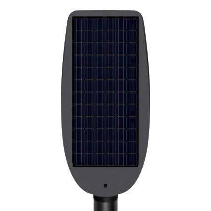 LED aptumšojama saules ielas lampa ar sensoru VENICE LED/200W/3,2V 12000 mAh IP65 melna + tālvadības pults