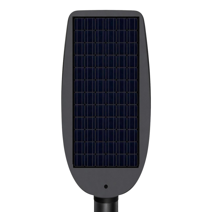 LED aptumšojama saules ielas lampa ar sensoru VENICE LED/200W/3,2V 12000 mAh IP65 melna + tālvadības pults