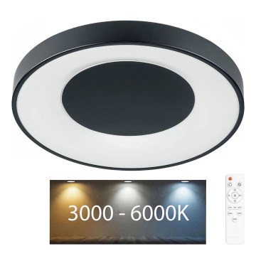 LED ar regulējamu spilgtumu vannas istabas griestu gaismeklis WITOLD LED/48W/230V Ø 38,5 cm 3000–6000K IP44 + tālvadības pults