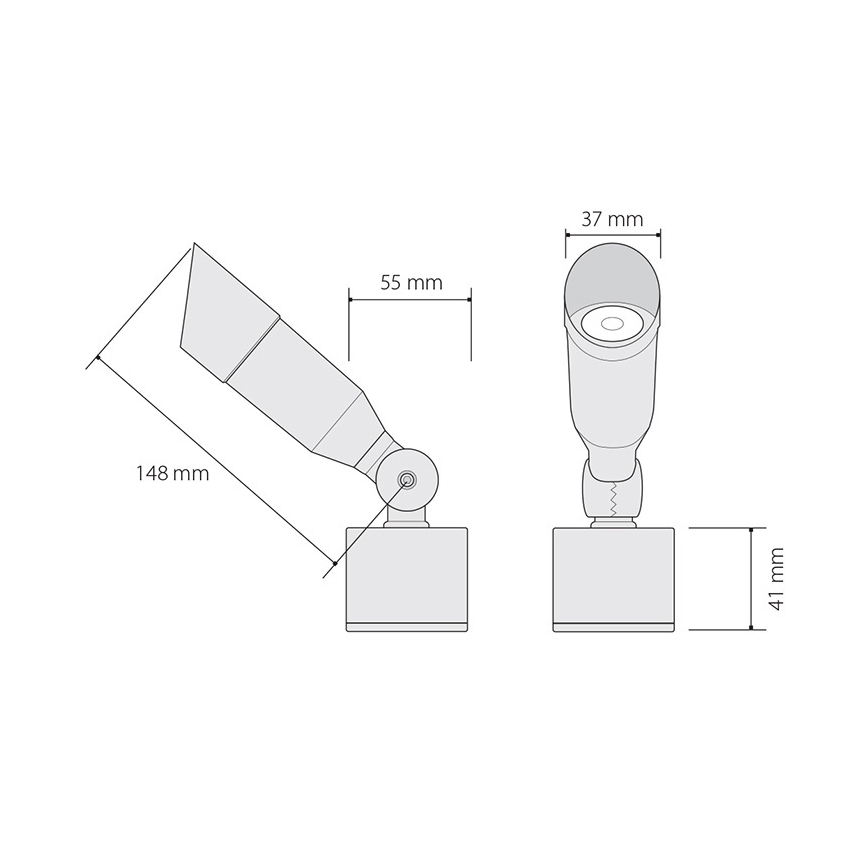 LED Āra apgaismojums OKO 1xLED/1W/350mA IP54