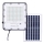LED Āra aptumšojama saules enerģijas Prožektors LED/100W/3,2V 4500K IP65 melna + tālvadības pults