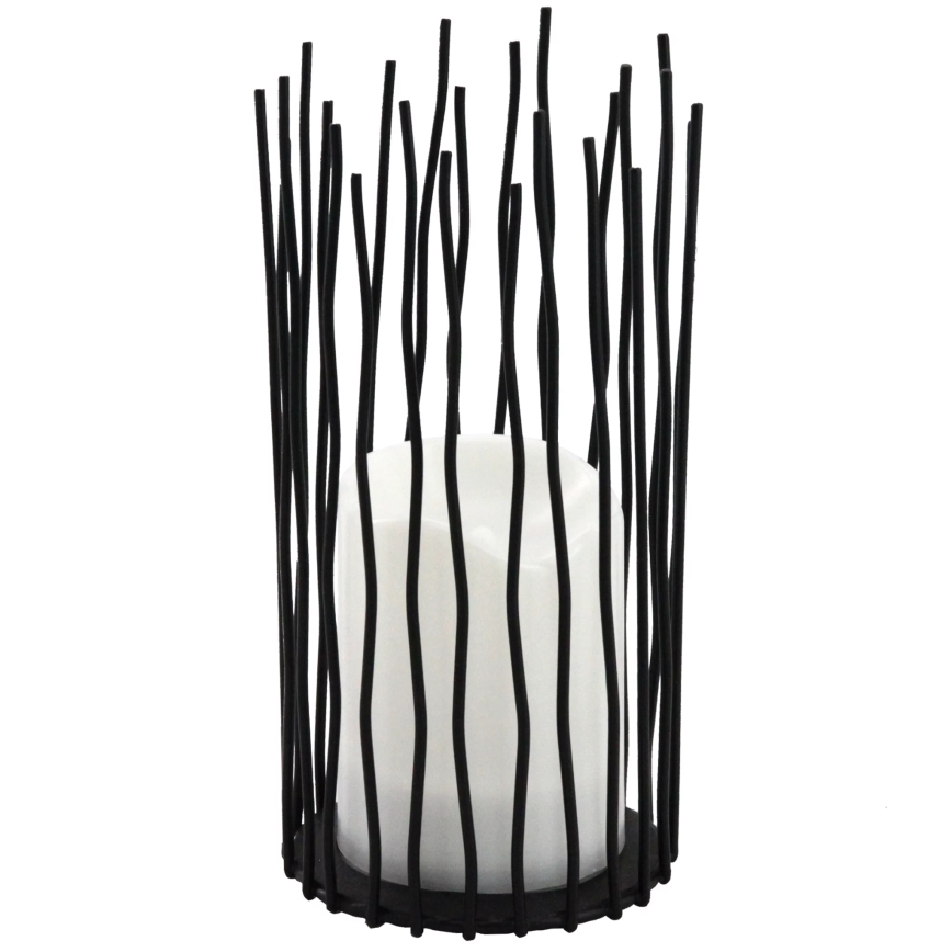 LED Āra dekoratīva lampa NYBORG LED/2xAA 22 cm IP44 silti balta