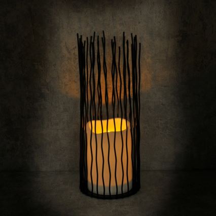 LED Āra dekoratīva lampa NYBORG LED/2xAA 35 cm IP44 silti balta