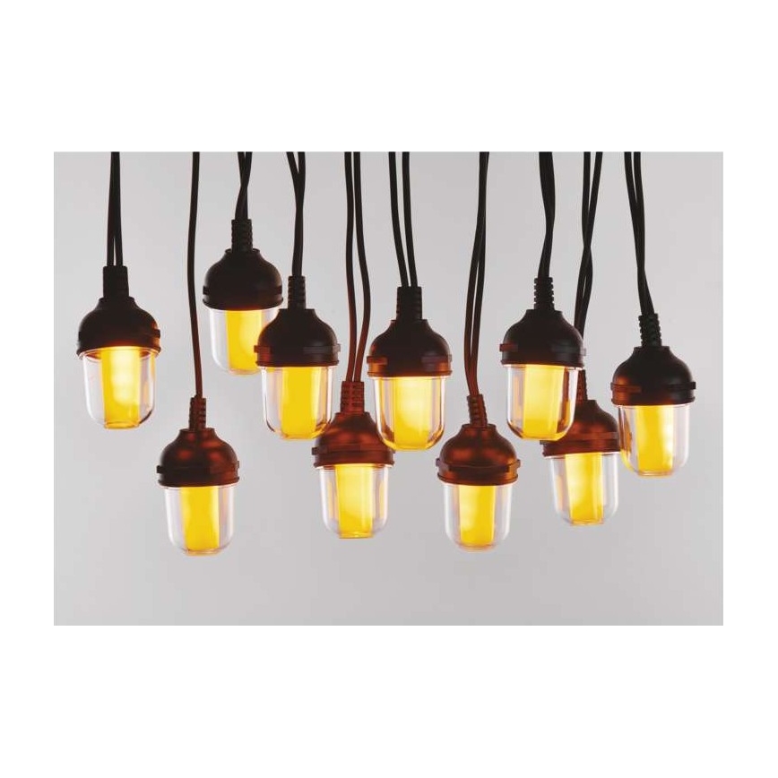 LED Āra dekoratīva virtene 100xLED/9,5m IP44