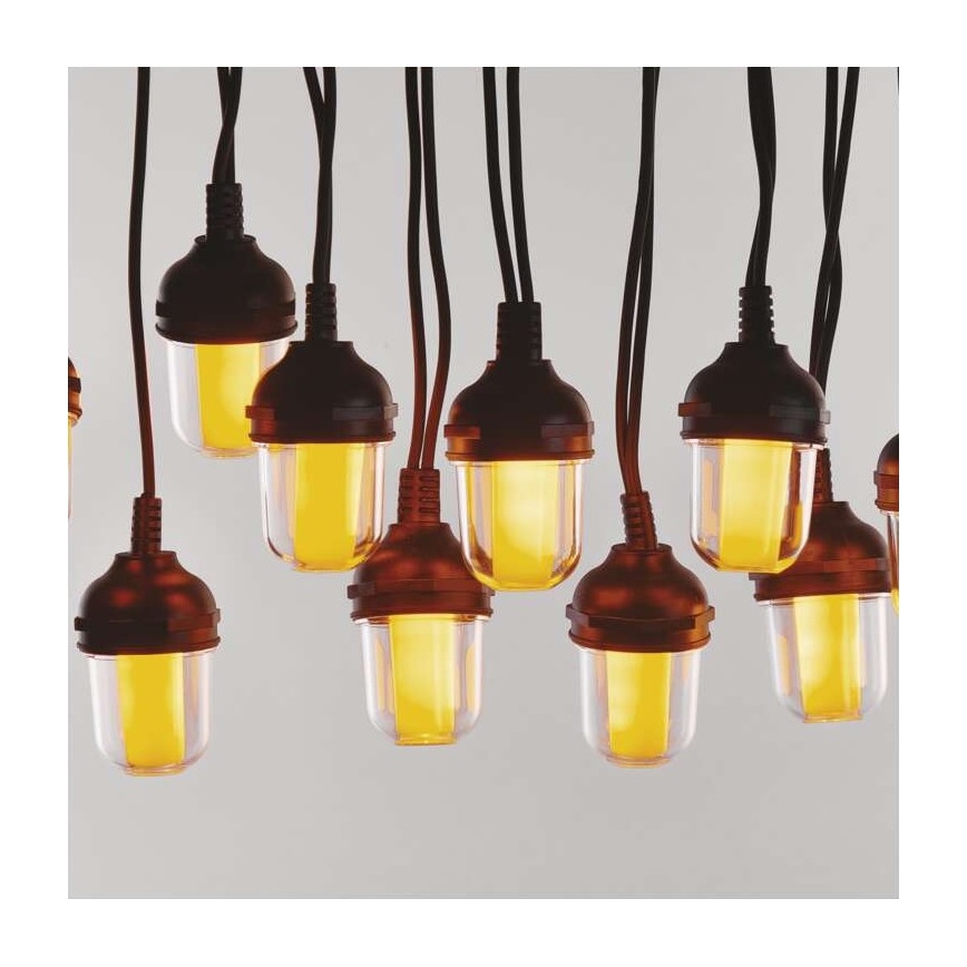 LED Āra dekoratīva virtene 100xLED/9,5m IP44