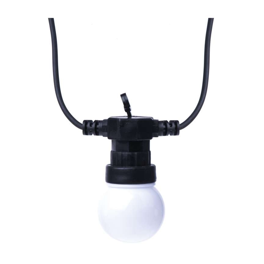 LED Āra dekoratīva virtene 10xLED/10m IP44 balta