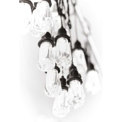 LED āra dekoratīvā virtene 16xLED 8,6m IP44 auksti balta