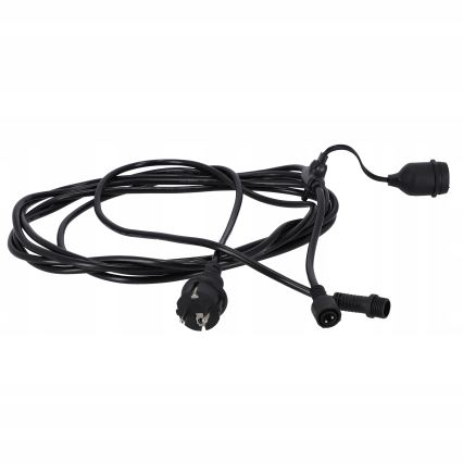 LED āra dekoratīvā virtene 20xE27/1W/230V, 20,94 m, IP44, melna