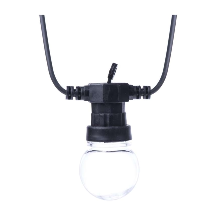 LED Āra dekoratīva virtene 50xLED/10m IP44 caurspīdīga