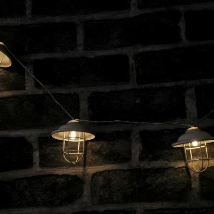 LED Āra dekoratīvs apgaismojums LOFT 10xLED/2xAA