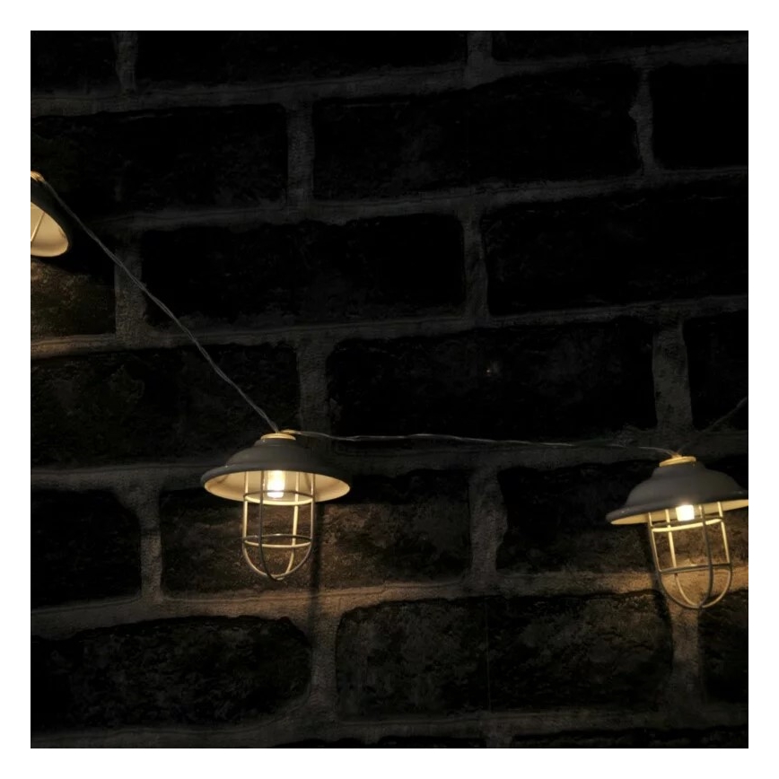 LED Āra dekoratīvs apgaismojums LOFT 10xLED/2xAA