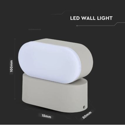 LED Āra elastīga sienas lampa LED/5W/230V IP65