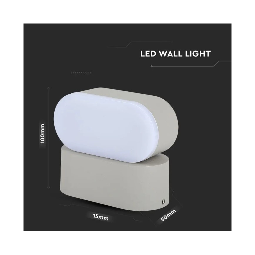 LED Āra elastīga sienas lampa LED/5W/230V IP65