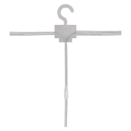 LED āra gaismas virtene 300xLED/8 funkcijas 5,9 m IP44 silti balta