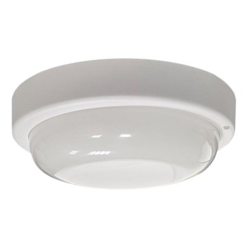 LED āra griestu gaismeklis LED/8W/230V 4200K Ø 14 cm IP64 balts