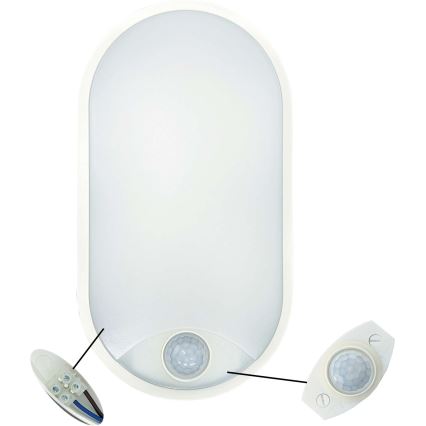 LED Āra griestu lampa ar sensoru LED/14W/230V IP54 balta