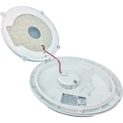 LED Āra griestu lampa ar sensoru RENO LED/16W/230V IP66 balta