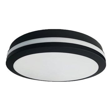 LED Āra griestu lampa MARLON LED/12W/230V 4000K IP54 melna