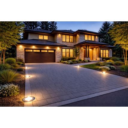 LED āra iebrauktuves gaismeklis PELIA LED/30W/230V 4000K IP68 sudraba krāsa