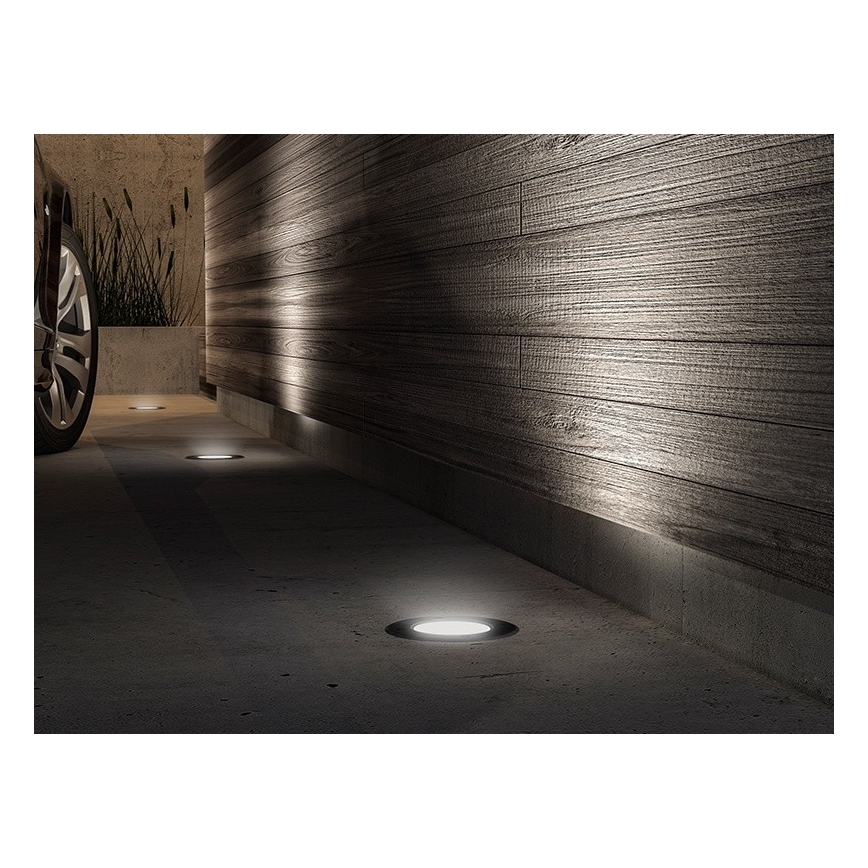 LED Āra iebūējamais gaismeklis ROAD LED/0,5W/230V IP67 3000K
