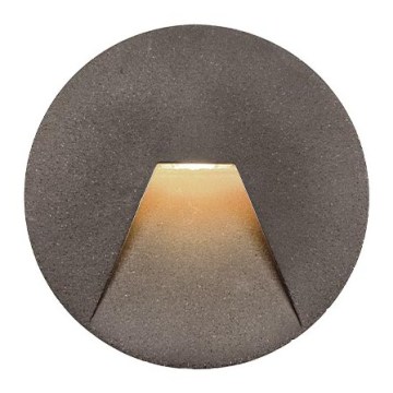 LED āra iebūvējamais gaismeklis SPACE LED/4W/230V IP65 pelēks