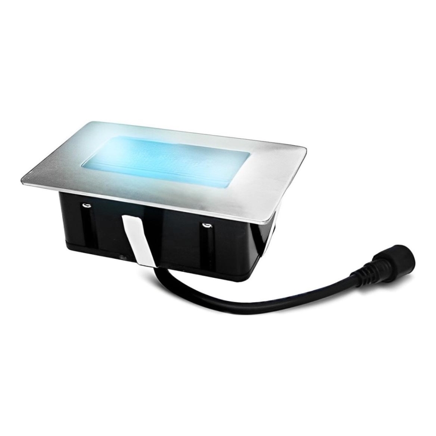 LED Āra iegremdējama lampa EASY CONNECT LED/2W/230V zila IP67 taisnstūrveida