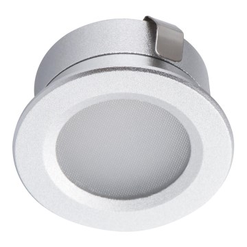 LED Āra iegremdējama lampa IMBER LED/1W/12V 3000K d. 3 cm 40 lm IP65 sudraba