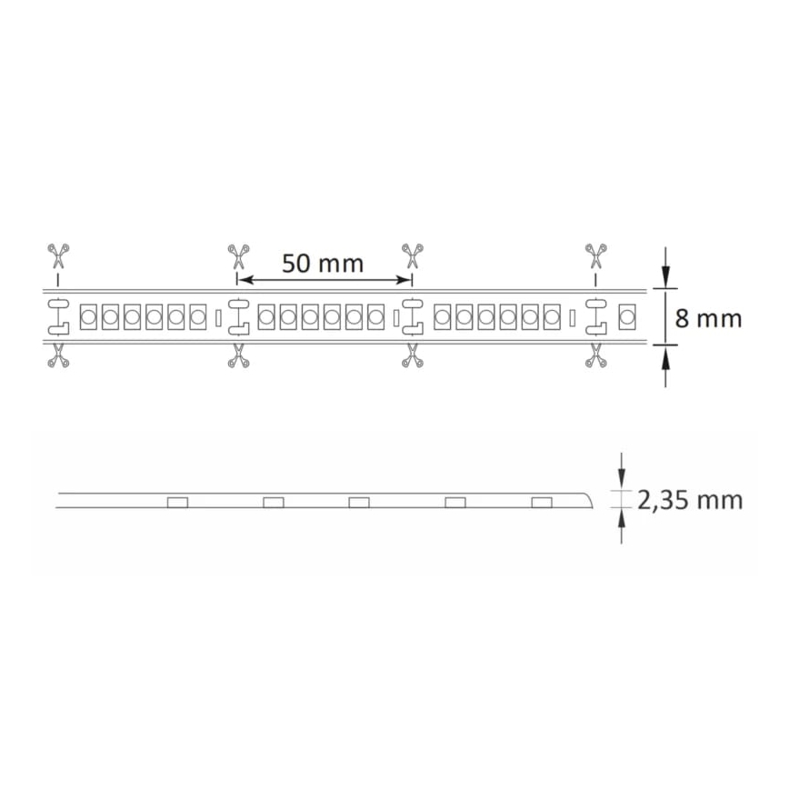 LED Āra josla 3m LED/23W/24V/230V 4000K IP65