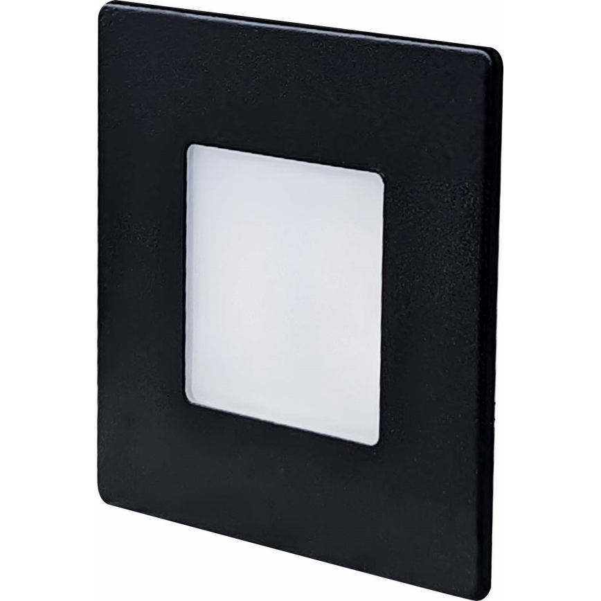 LED āra kāpņu gaismeklis LED/1,7W/230V 3000/4000/6000K IP54 melns
