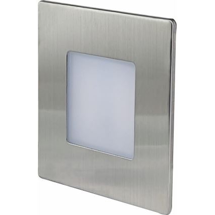 LED Āra kāpņu telpas apgaismojums DECENTLY LED/1,7W/230V 3000/4000/6000K IP54 spīdīgi hromēts