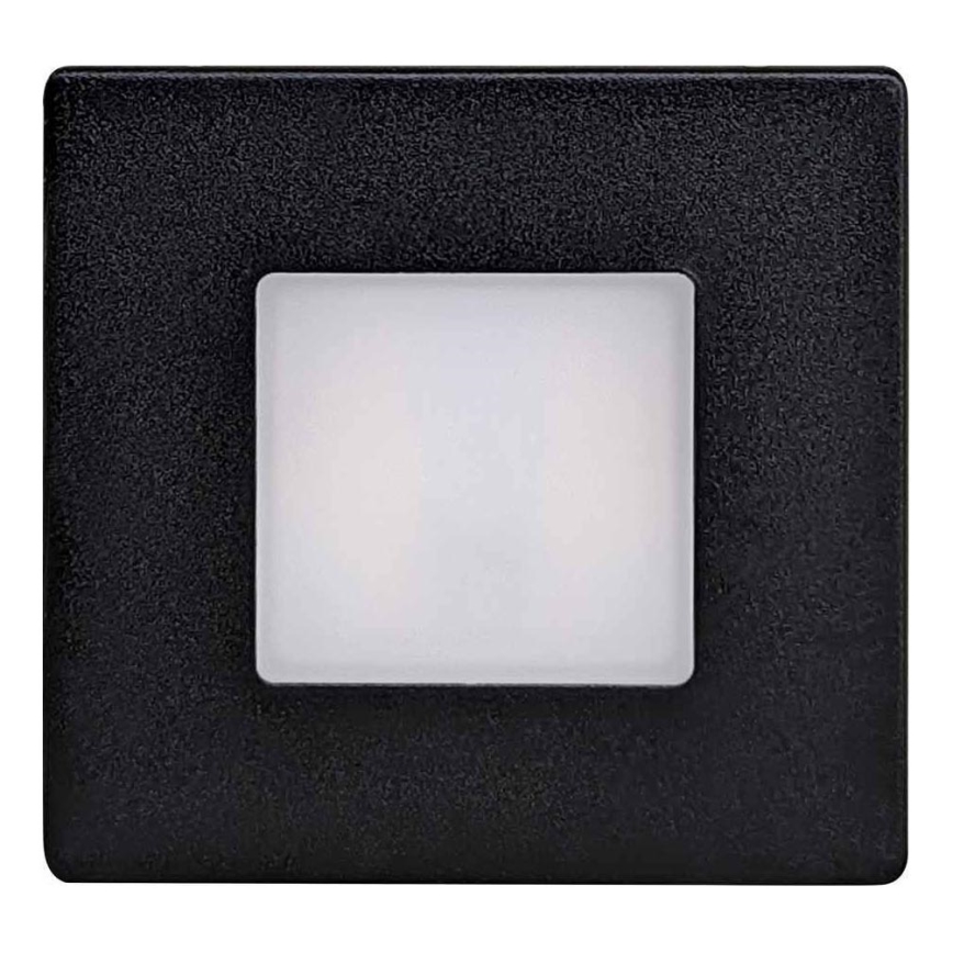 LED Āra kāpņu telpas apgaismojums LED/1,7W/230V 3000/4000/6000K IP54 melna
