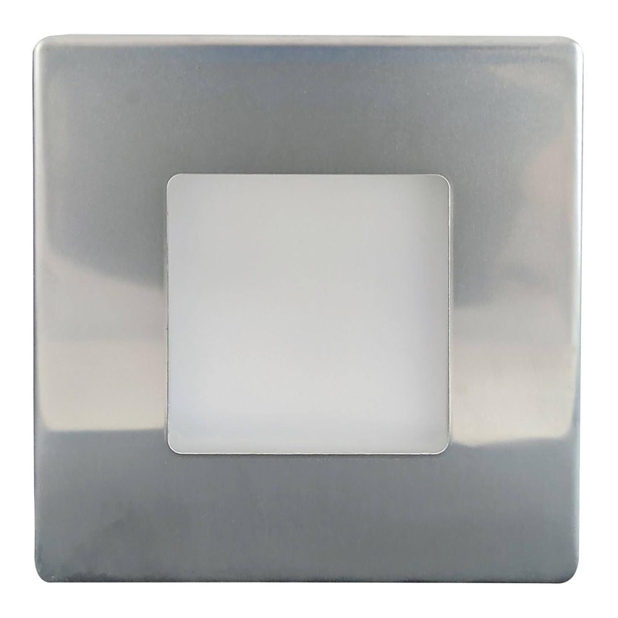LED Āra kāpņu telpas apgaismojums LED/1,7W/230V 4000K IP44 spīdīgi hromēts