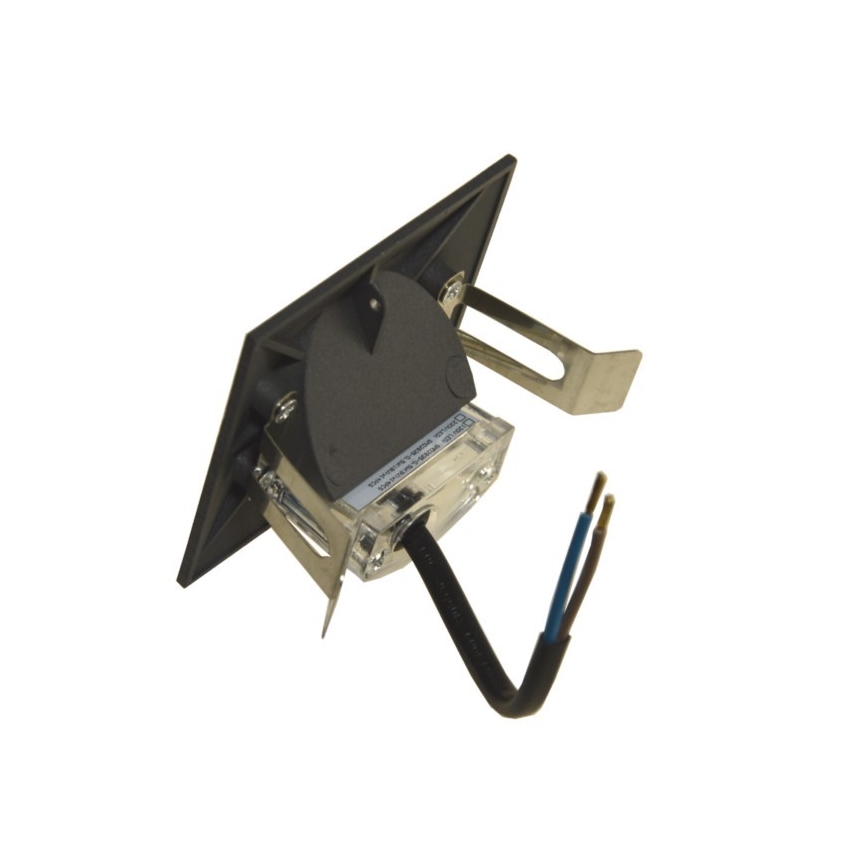 LED Āra kāpņu telpas apgaismojums UGRA LED/2W/230V IP54 antracīta