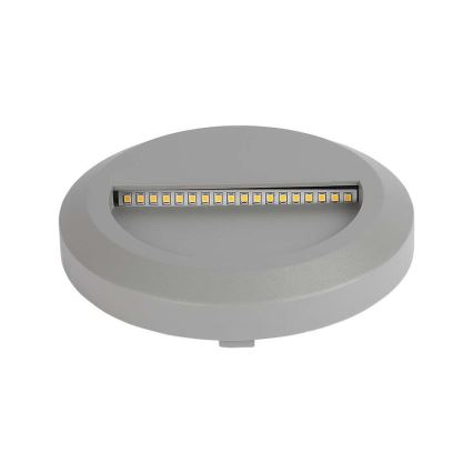 LED Āra kāpņu telpas lampa LED/2W/230V IP65 3000K pelēka