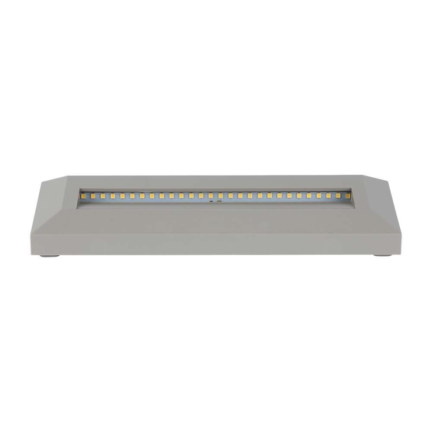 LED Āra kāpņu telpas lampa LED/3W/230V 4000K IP65 pelēka