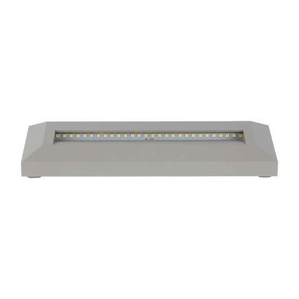 LED Āra kāpņu telpas lampa LED/3W/230V IP65 3000K pelēka