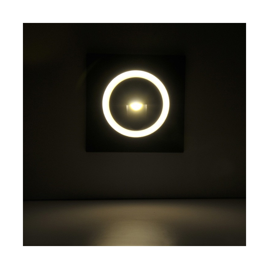 LED Āra kāpņutelpas gaismeklis Q3 LED/3W/230V IP44